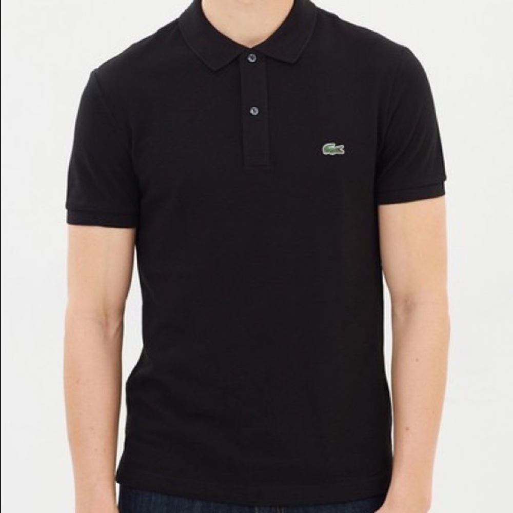 LACOSTE Black Polo MENS